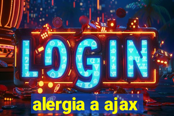 alergia a ajax